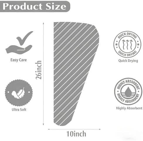 3 Pack Microfiber Hair Towel Wrap for Women, Fast Drying Hair Turban with Button, Anti-Frizz Large Hair Towel for All Hair Styles, Soft & Absorbent Hair Drying Towel - Image 2