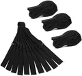 Adjustable Elastic Bands Straps For Wigs (Black/40pcs) by JIUSERLU