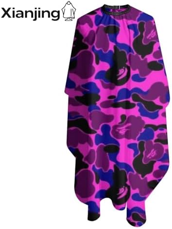 Adult Barber Cape,Camo Camouflage Professional Salon Haircut Capes,Haircut Kit Hairdressing Apron - Image 3