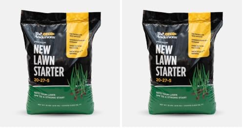 The Andersons Premium New Lawn Starter 20-27-5 Fertilizer - Covers up to 5,000 sq ft (18 lb) (Pack of 2) by TheAndersons