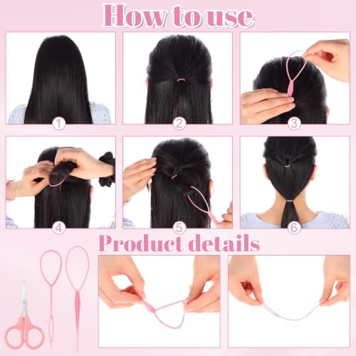 1000 Pcs Elastic Hair Bands with 10 Tools, Colorful Small Ties for Kids - Image 3
