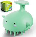Scalp Scrubber Shampoo Brush, Wet & Dry Silicone Scalp Massager Brush Green by BLAAROOM