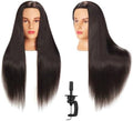 26"-28" Synthetic Fiber Hair Mannequin Head Styling Training Head Doll Head by HAIRGINKGO