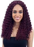 Freetress Braids DEEP TWIST 14" (2 Dark Brown) - Synthetic Hair Crochet Braid by FREETRESS+BRAIDS
