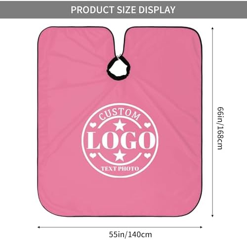 Custom Barber Cape Customized Haircut Capes Logo Text Photo Salon Hairdressing Apron for Home and Barbershop - Image 5