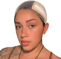 LABHAIRS Wig Cap with Grip Band for Keeping Wigs in Place, More Full Cap-wide Transparent Lace for Lace Front Wigs - Brown/Black/Nude Non Slip Cap Make Your Wig Be Glueless (Nude-M) by LabHairs