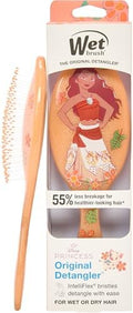 Wet Brush Disney Princess Moana Original Detangler Hair Brush, Pain-Free Knot Removal, Flexible Bristles Detangle Wet or Dry Strands, Works on All Hair Types, Ergonomic Handle, Reduces Breakage by WetBrush