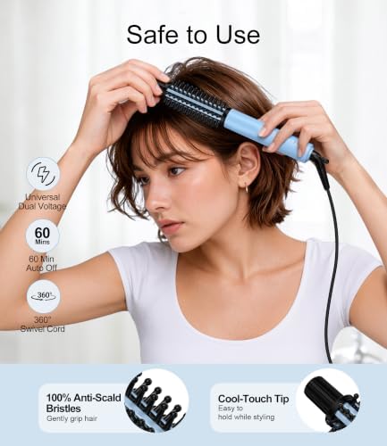Farery Mini Thermal Brush, 3/4 Inch Styling Tool for Short Hair Touch-ups - Image 5