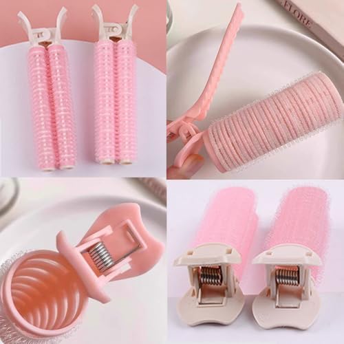 8 Pack Volumizing Hair Clips Hair Root Lift Clips Heatless Hair Rollers Heatless Curls Curler for Women Flat Hair Lifting Effortless Bouncy Curls Bang Styling Fullness Volume Adding Dry Hairs - Image 3