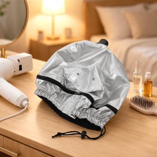 Soft Bonnet Hair Dryer Attachment, 3.5cm Interface Steam Cap - Image 6