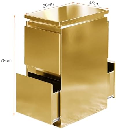 Stainless steel Beauty Salon Storage Cabinet, 3 Drawers Barber Salon Station for Hair Stylist, Barber Salon Station Styling Station Equipment, Barber Shop Beauty Spa Tattoo Tool Storage Cabinet - Image 2