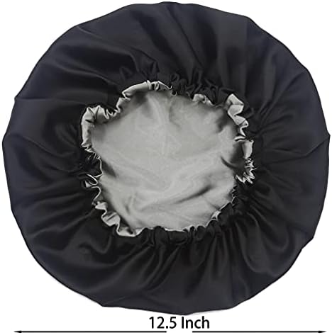Satin Bonnet Silk Sleep Cap,Hair Bonnet for Braids Curly Hair - Image 3