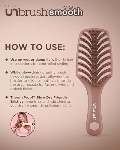 FHI Heat UNbrush Smooth Blow Dryer Brush for Detangling - Image 2