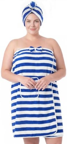 Oversized Bath Towel Wrap for Women with Plus Size Hair Dry Towel Set by HHomeZzz