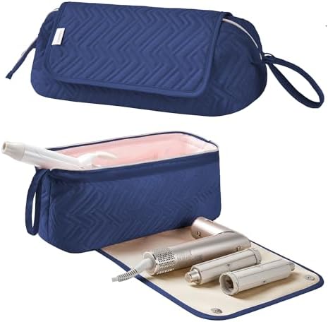 Leuded Hair Tools Travel Bag with Heat Resistant Mat for Shark Airwrap - Image 2