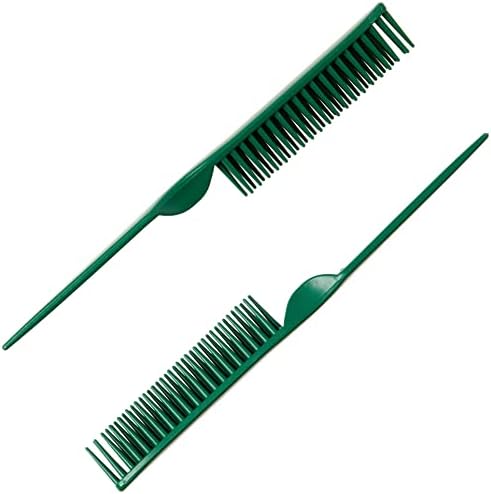 CocoBlack Naturals 3 Row Styling Comb For Detangling, Defining And Separating Curls (Green) - Image 3