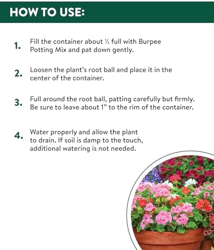 Burpee, 9 Quarts | Premium Organic Potting Natural Soil Mix Food Ideal for Container Garden-Vegetable, Flower & Herb Use for Indoor Outdoor Plant - Image 4