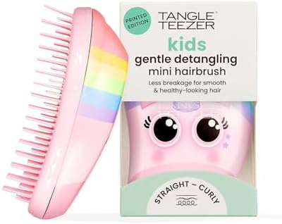 Tangle Teezer Original Detangler Mini Hair Brush for Kids, Rainbow Unicorn by TangleTeezer