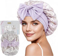 ZIMASILK 100% Mulberry Silk Bonnet for Sleeping Women Long Hair, Lilac by ZIMASILK
