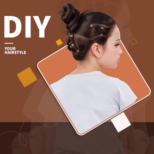 Teenitor Elastic Hair Bands, Small Hair Ties, 2000pcs, Light Brown - Image 6