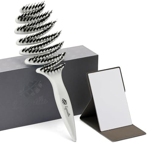Natural Boar Bristle Hair Brush for Fine Hair - A Great Gift - Image 7