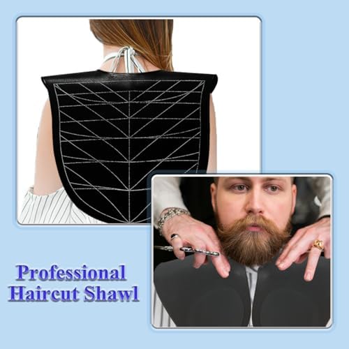 Silicone Hair Cutting Guide Shawl,Shoulder Silicone Mat for Hair Tools,Waterproof Silicone Hair Cut Cape for Professional Hair Stylists and Beginners,Large Haircutting Pads for Home and Salon Use - Image 7