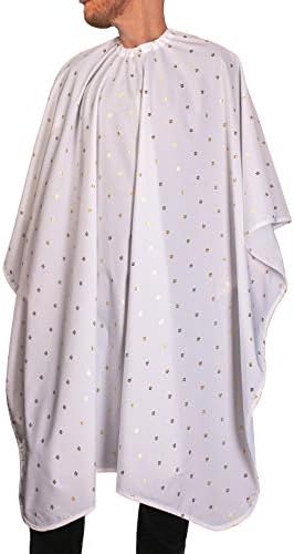 Barber Strong The Barber Cape Haircut Cover for Men, Hair Repelling and Static-Reducing Material, Water Resistant Fabric by BarberStrong