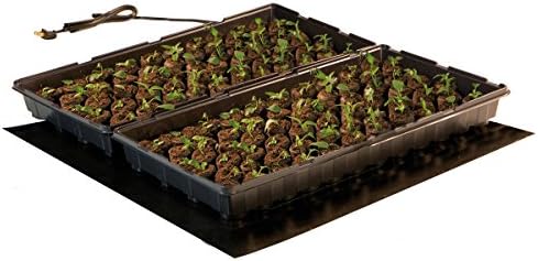 Hydrofarm Jump Start MT10008,45 Watt UL Certified Seedling Seedling & Germination Heat Mat, 20"x20", Black - Image 3