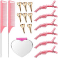 17 PCS Hair Parting Tools Set Round, Coldairsoap Stitch Braid Tool Finger by Unknown