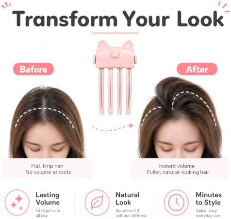 Wireless Heated Root Volumizer Clip, Pink - Image 7
