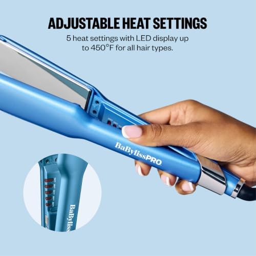 BabylissPRO Nano Titanium Ultra-Sleek Hair Straightener, Flat Iron for All Hair Types - Image 4