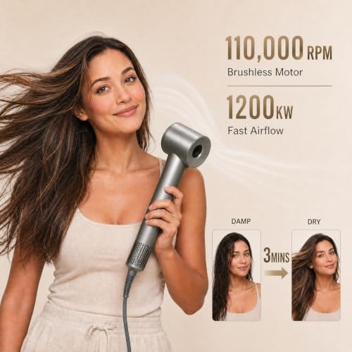 Sigbot 5 in 1 Hot Air Multi Styler, Ionic Blow Hair Dryer Brush(ZCY892-B) - Image 3