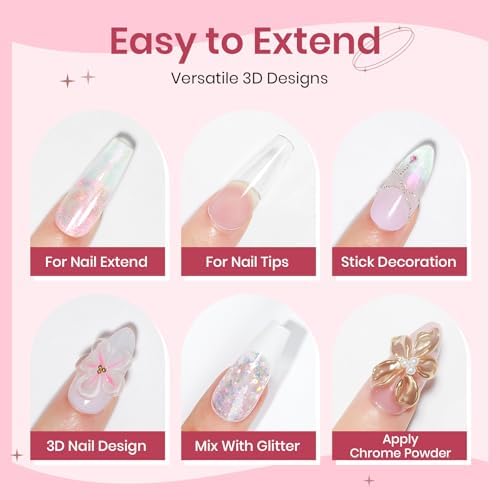 Nail Extension Gel Solid Builder Gel for Nails 3D Sculpture Gel - Image 3