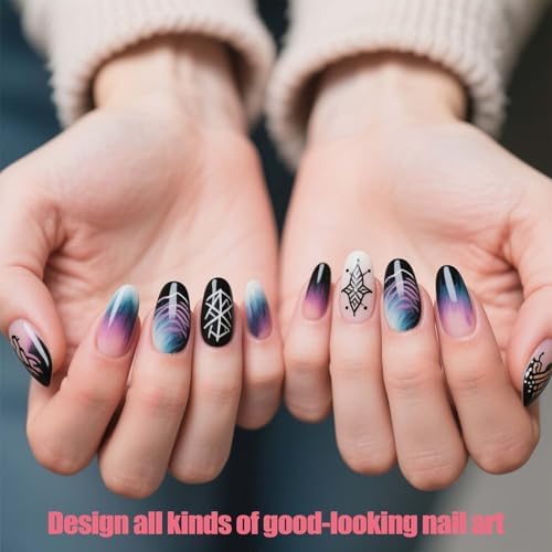 Artdone 32pcs Nail Art Brushes Tools Set Dotting Tools for Gel Polish - Image 5