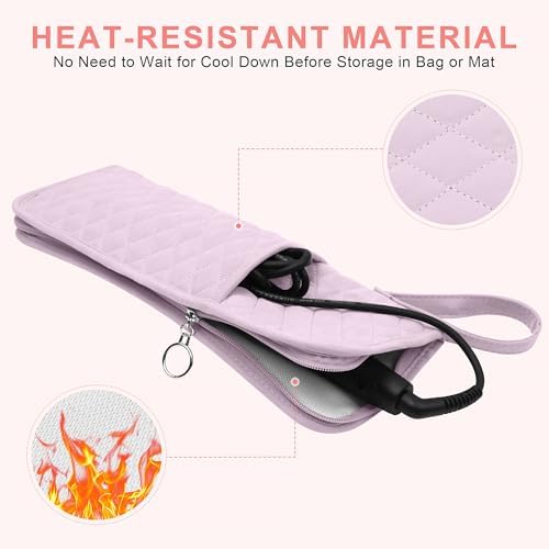 2-in-1 Heat Resistant Mat & Storage Bag for Hair Tools - Image 4