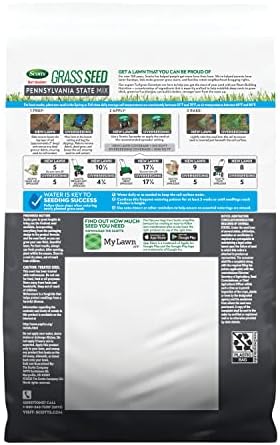 Scotts Turf Builder Grass Seed Pennsylvania State Mix, 2.4 lbs. - Image 2