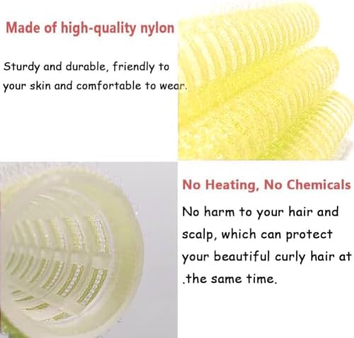 ZMD 18Pcs Self Grip Small Hair Curlers, Plastic Heatless Salon Dressing Rollers DIY Curly Hair Accessories for Women Girls Short Medium Hair (0.8 x 2.4 Inch) - Image 3