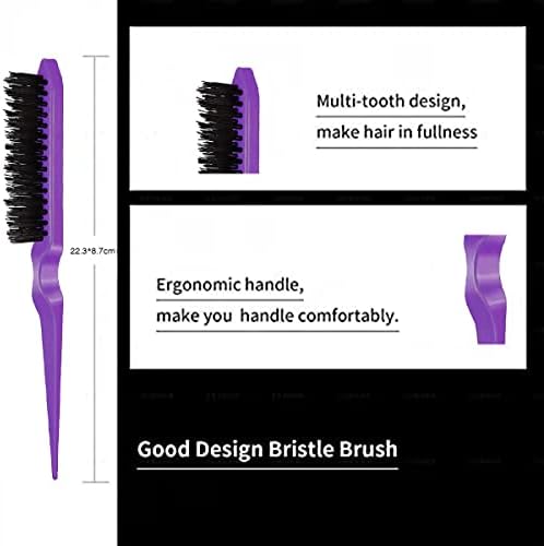 Goiple 3-Piece Styling Comb Set for Women - Purple - Image 3