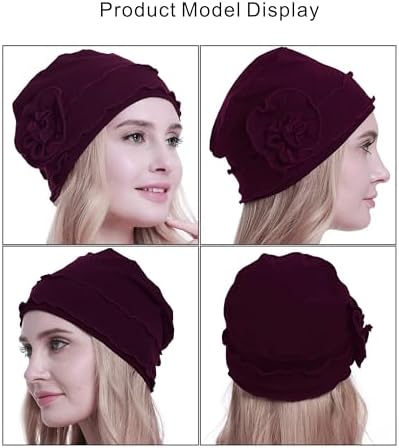 osvyo Chemo Headwear Turban Cap for Women - Cancer Beanie Hair Loss Sealed Packaging - Image 2