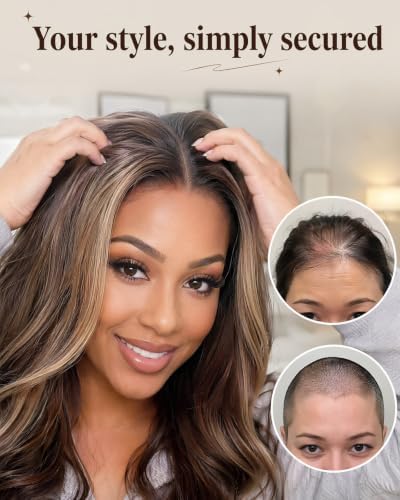 Wide Wig Grip Cap with Silicone Strip, 2-in-1 Non Slip Wig Holder for Lace Front Wigs, Cream, 1 Piece - Image 5