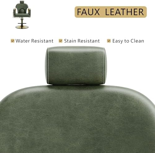 Reclining Salon Chair for Hair Stylist,Heavy Duty Hair Barber Chair - Image 5