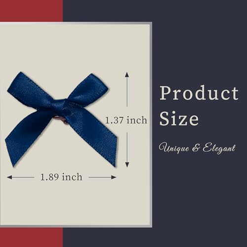30PCS Red & Blue Mini Hair Bows - Satin Alligator Clips for Women & Girls - Patriotic American Flag Party Hair Accessories - Image 4