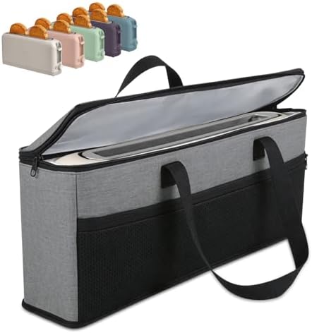 Carrying Bag for Bella 2 Slice Slim Toaster, Gray by NUENSS-ROR