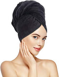 SUNLAND Microfiber Hair Towel 24 inch X 43 inch Black by SUNLAND