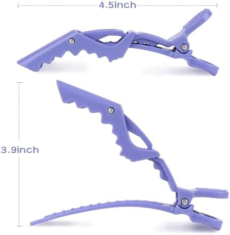 Ondder 24 Pack Alligator Hair Clips, 4.5 inch Clips for Hair Sectioning, Hair Styling Accessories for Women Men Girls Teens, Dark Purple - Image 3