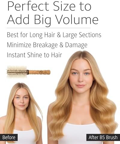 Ibiza Hair - Boar Bristle Round Brush (B5-80mm) - Image 3