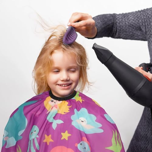 Kids Hair Cutting Cape (2 Pack) Professional Children Salon Barber Apron for Boys and Girls - Image 6