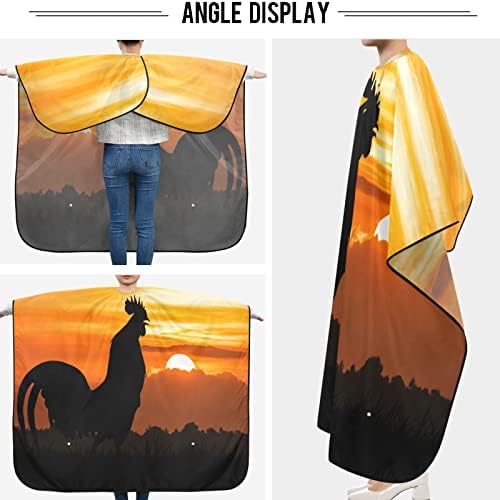 Barber Capes Polyester Hair Cutting Salon Cape with Snaps Beard Bib Hairdresser Gown Stylist Cape For Men Women - Image 6