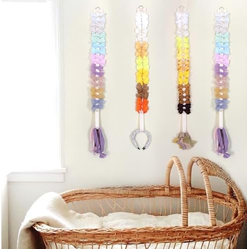 POVETIRE 6PCS Bow Holder Bows Organizer for Girls Hair Clips Storage - Image 5