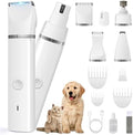 Veeconn 4 in 1 Dog Clippers Grooming Kit with Paw Hair Trimmer for Cat Pet by VeeconnPetSupplies